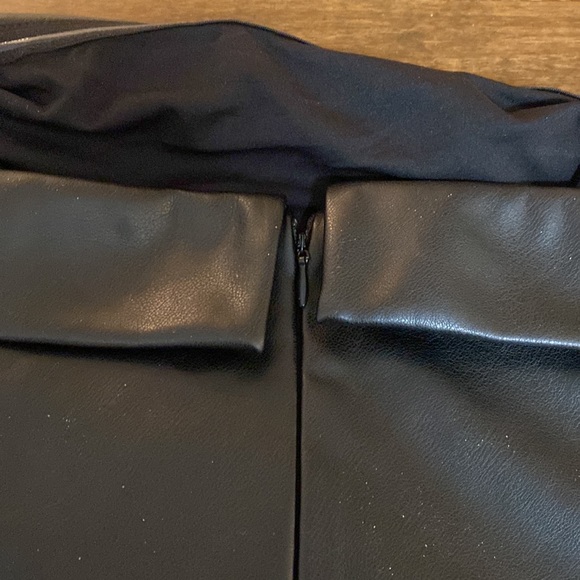 Black Dynamite Michelle Faux Leather Mini Dress - Picture 5 of 7